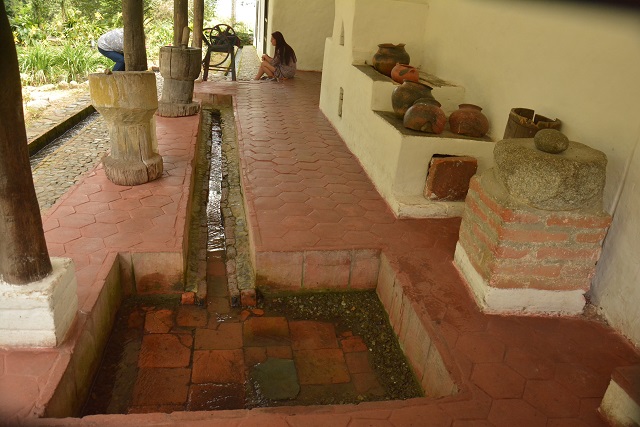 Cocina de la Hacienda El Paraíso.