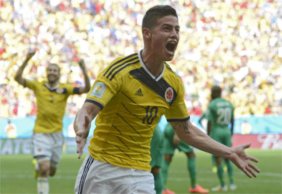 Selección Colombia en Brasil 2014