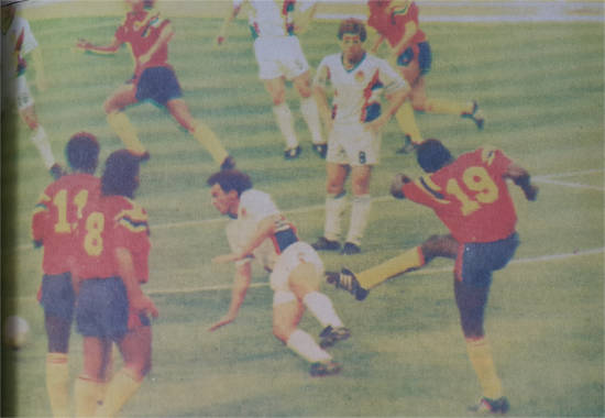 Selección Colombia en Italia 90 