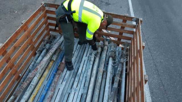 En varillas escondían la marihuana incautada cerca de La Dorada.