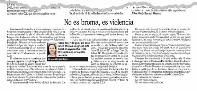 Adriana Villegas empezó en LA PATRIA con una columna quincenal, los lunes. Después se volvió semanal, los domingos. 