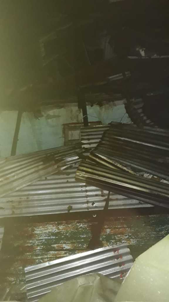 vendaval en Pueblo Nuevo