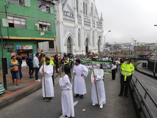 Así celebra el Domingo de Ramos en Caldas