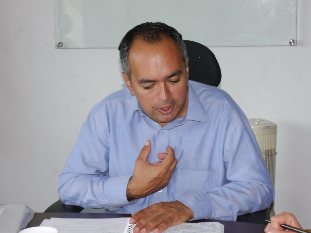 Eduardo Andrés Grisales, alcalde de Chinchiná