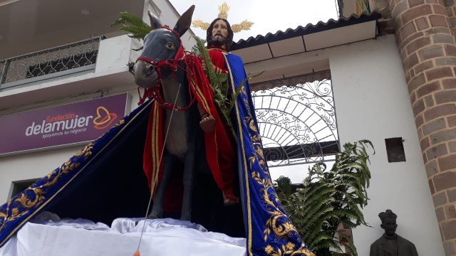 Así celebra el Domingo de Ramos en Caldas