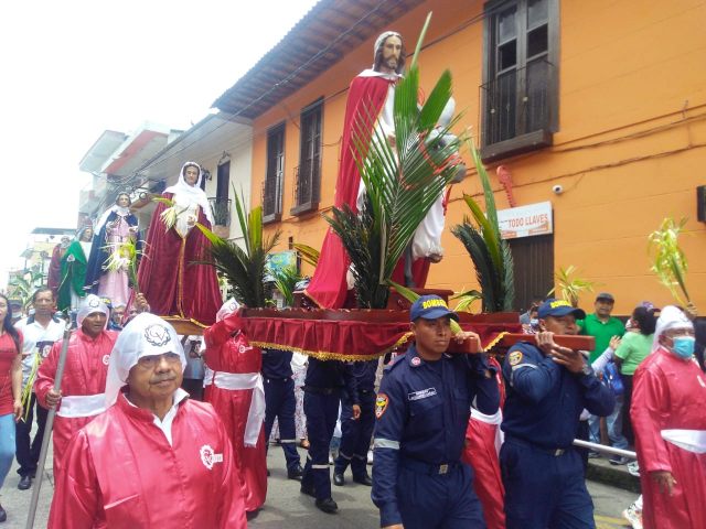 Así celebra el Domingo de Ramos en Caldas