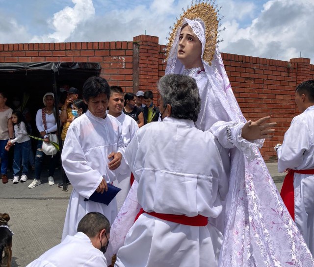 Así celebra el Domingo de Ramos en Caldas