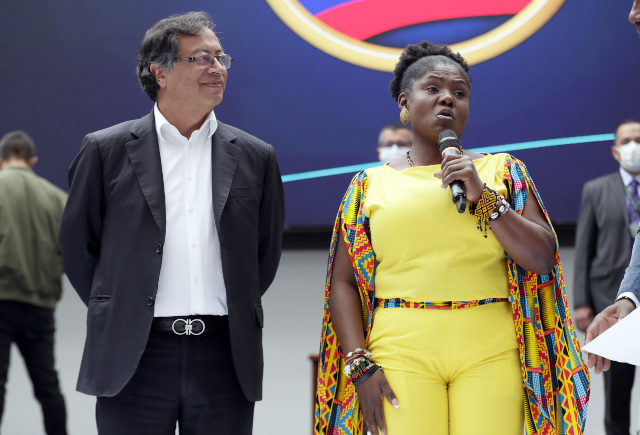 Francia Elena Márquez y Gustavo Petro