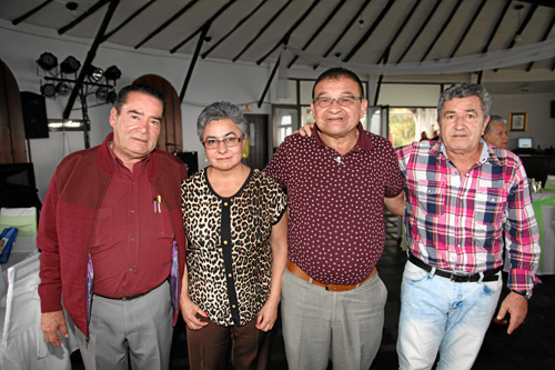 Noel Villalba García, Luis Carlos Carmona, Alba Mariana Cortés Ochoa y Carlos Alberto Cardona.