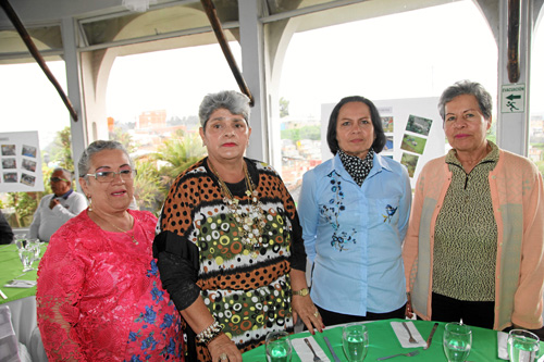 María Odilia Rodríguez Díaz, Rosalba Arias, Marleny Ávila y Paulina Llanos.