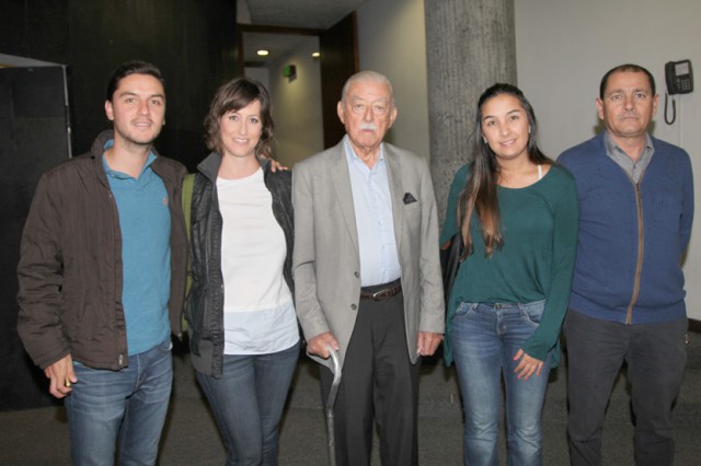 Juan Pablo Uribe, Carolina Arango, Jaime Uribe, Laura Rivera y Jorge Alfonso Tirado. 