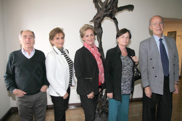 Álvaro Velásquez Giraldo, Ligia Restrepo de Velásquez, Zoe Restrepo Hoyos, Martha Lucía Narváez de Molina y Bernardo Molina Maru