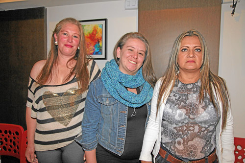 Olga Lucía Montaño, Viviana Márquez y Lina María Torres.