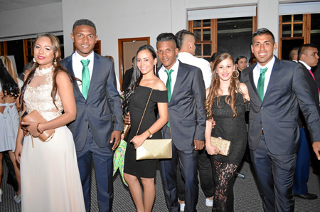 Mayerlis Rincón, Jesús Marimón, Melissa Fajardo, Fáber Cañaveral, Karen Quintana y Sergio López.