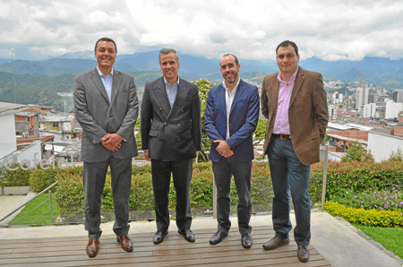 Jorge Enrique González, Orlando Cabrales Segovia, Sebastián Vega Bojanini y Alejandro Vargas Franco.