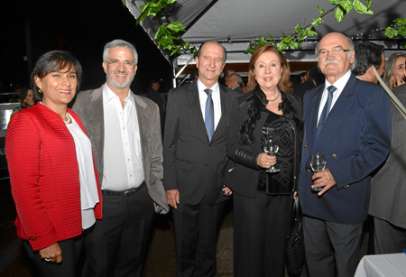 Lucila Duque, Fernando Betancourt, Samuel Villegas, Liliana Mejía de Villegas Guillermo Estrada.