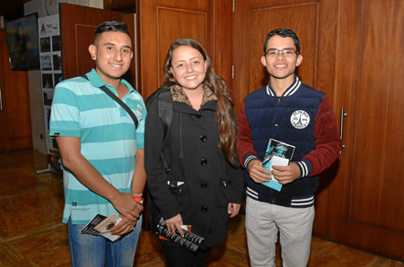 Cristian David Torres, Yesenia Giraldo Henao y Juan José Calderón.