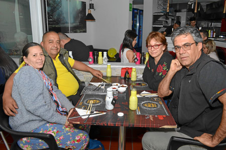 Yoleiza Toro, Jaime Espinosa, Liliana Hurtado y Luis Acevedo.