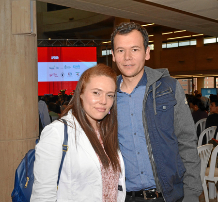 María Esther Pinzón y Freddy Pinzón.