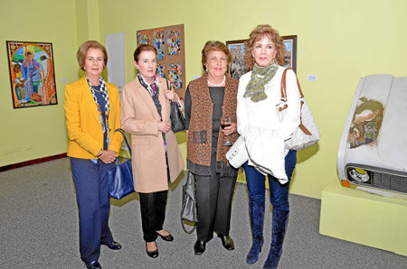 María Teresa Gómez Uribe, Bertha Restrepo Jaramillo, Beatriz Arango Correa y Mariela Diago Bustamante.