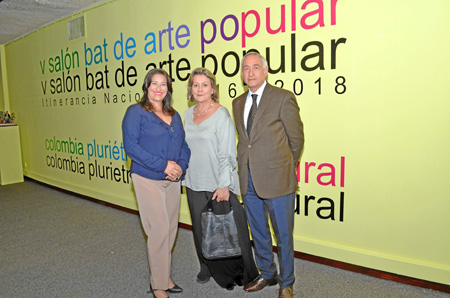 Luz Elena García, Luz María Calderón y Gabriel Barreneche.