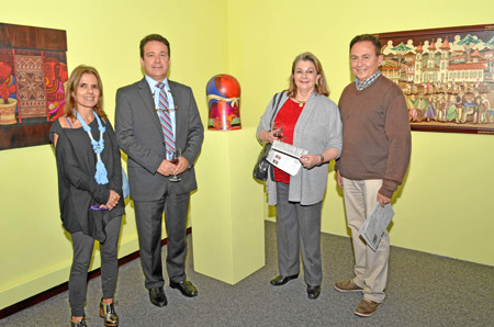 Rosario Vélez, Germán Maldonado, Marlene Ortiz y Jairo Ortiz.