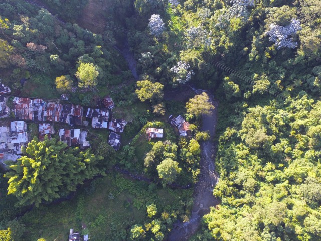 Sierra Morena, entre el sector de Fundadores y la quebrada Olivares. 