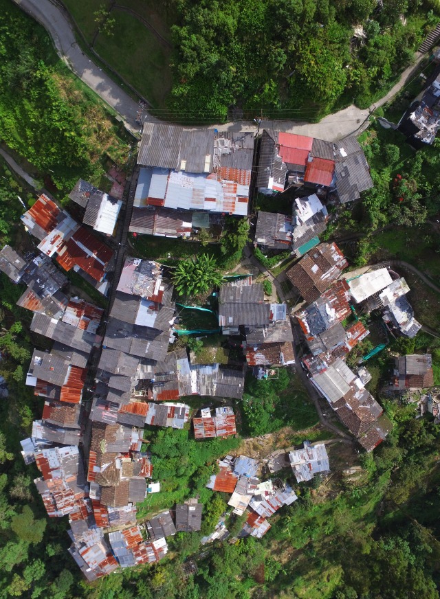 Entre Sierra Morena y Galán se encuentra el barrio Estrada, con unos 400 metros de pendiente en la ladera.