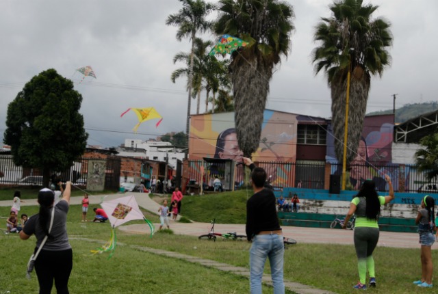 El parque Villa Diana, de Villamaría, citó a adultos y niños para pasar un domingo diferente.