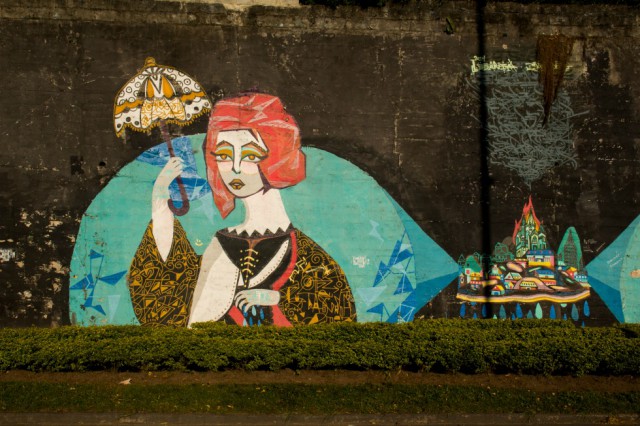 Mural ubicado a un costado de la Plaza de Toros, por la avenida principal
