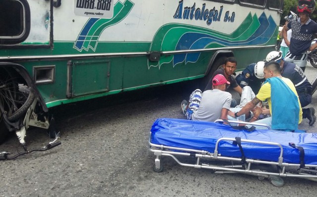 El accidente ocurrió ayer entre El Peñón y Panorama.