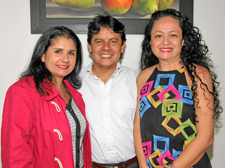 Eliana Fontalvo López, Eyder Rodríguez Valencia y Liz Ximena Echeverry Sánchez. 