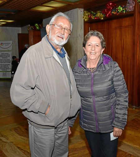 Pedro Bernal Suaza y María Teresa López Hernández.