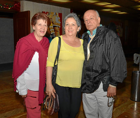 Gabriela Montoya, Ligia Ríos García y Peregrino Rodríguez Orjuela.