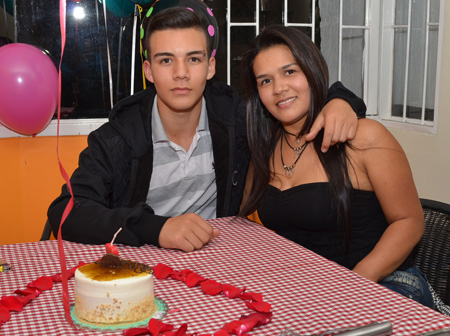 Daniel Orozco Franco fue homenajeado por su cumpleaños, con una comida en el restaurante Mercado de la Macarena, por su mamá, Pa