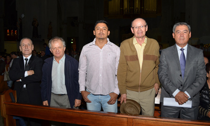 José Luis Álvarez Isaza, Uriel Humberto Buitrago Betancur, William Aguirre Agudelo, Orley Trujillo Echeverry y Rodrigo Giraldo G