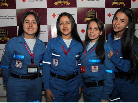 Diana Galvis, Yulieth Galvis, Valeria Mosquera y Sofía Villa. 