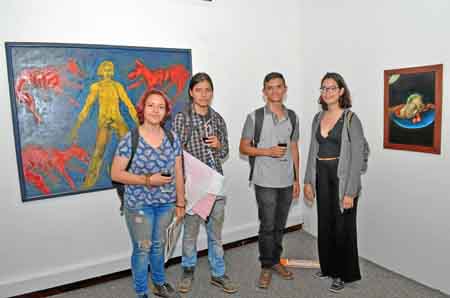 Alejandra García, Juan Manuel López, David Galvis y Salomé Hincapié.