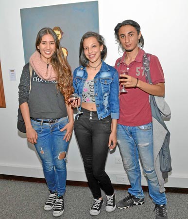 María Paula Villada, Maribel Castaño Ballesteros y Luis Diego Cardona.