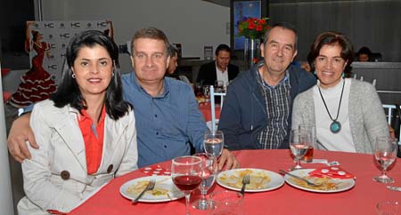 Beatriz Elena Ospina Isaza, Édgar Feijóo Ramírez, Guillermo Escobar Guevara y Elsa Beatriz Uribe Agudelo.