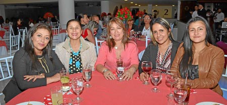 Diana Marcela Ramírez Márquez, Claudia Patricia Valencia Bermúdez, Consuelo Vásquez Alzate, Pilar Gómez Acevedo y Laura Gordillo