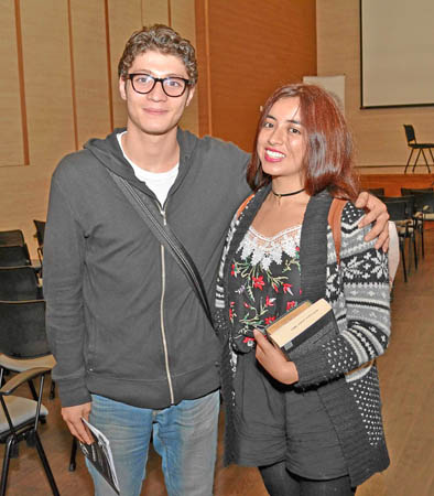 Eduard Aguirre y Mariana Álvarez.