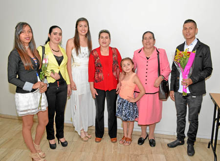 Jennifer Jiménez, Verónica Guerrero Osorio, Luisa Gabriela Toro Guerrero, Luz Stella Guerrero Osorio, María José Jiménez Guerrer