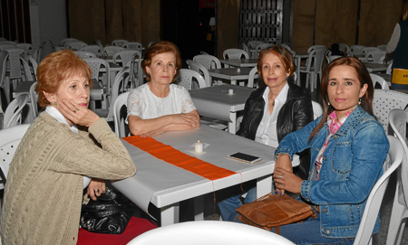 Alicia López, Nubia López, Gloria Inés López y Viviana Rincón López.