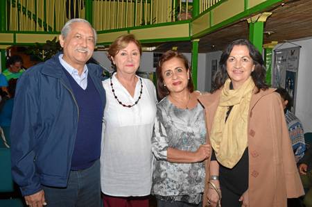 Lázaro Ramírez, Gloria Inés Arias, Martha Inés Urrego y Martha Lucía Londoño.