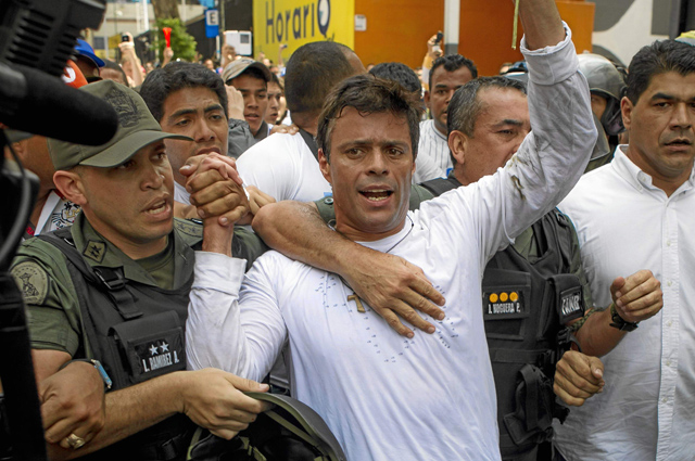 Fotografía de archivo del opositor venezolano Leopoldo López. 