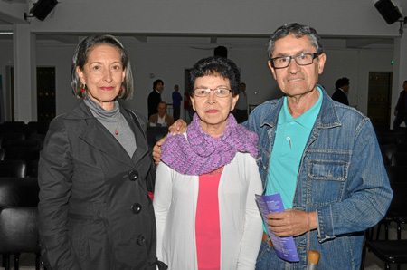 Celmira Arcila Echeverri, Amparo Arcila Echeverri y Francisco Javier Castrillón Arias.