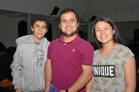 Juan Esteban Martínez, Mauricio Echeverri y Diana Sofía Duque.