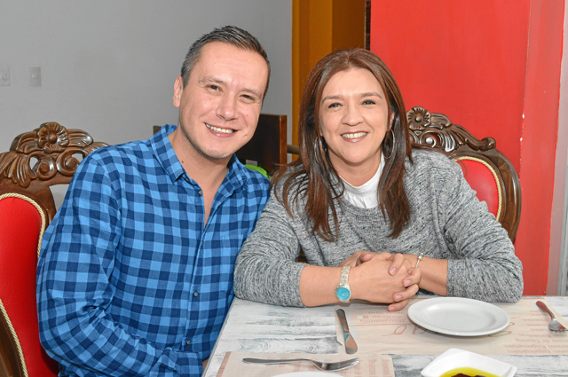 Jaime Andrés Gómez Arboleda y Gloria Sánchez Agudelo se reunieron en un almuerzo en el restaurante Spago.