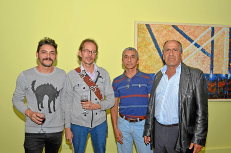 Sebastián Rivera, Carlos Mario Uribe, Ulises Giraldo y Alberto Betancourt.